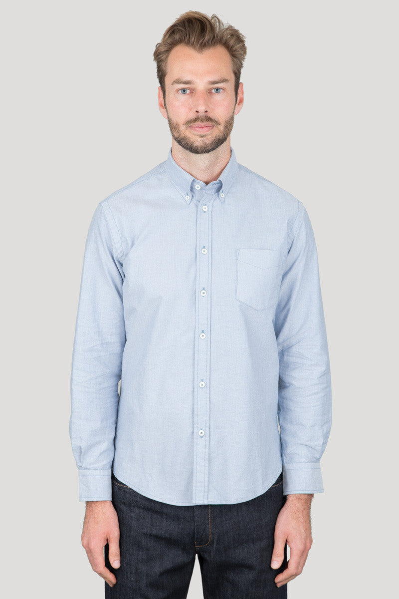 Classic Button Down - Sky Oxford