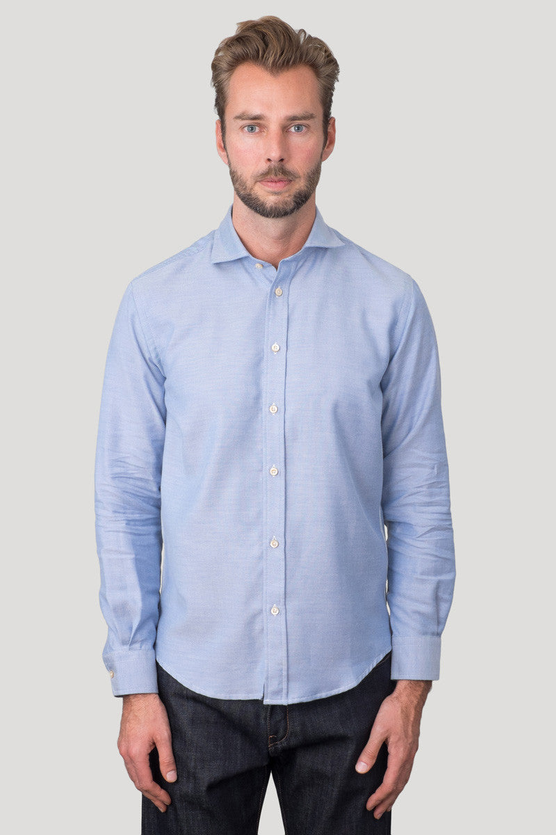 Cashmere Spread Collar - Sky Blue