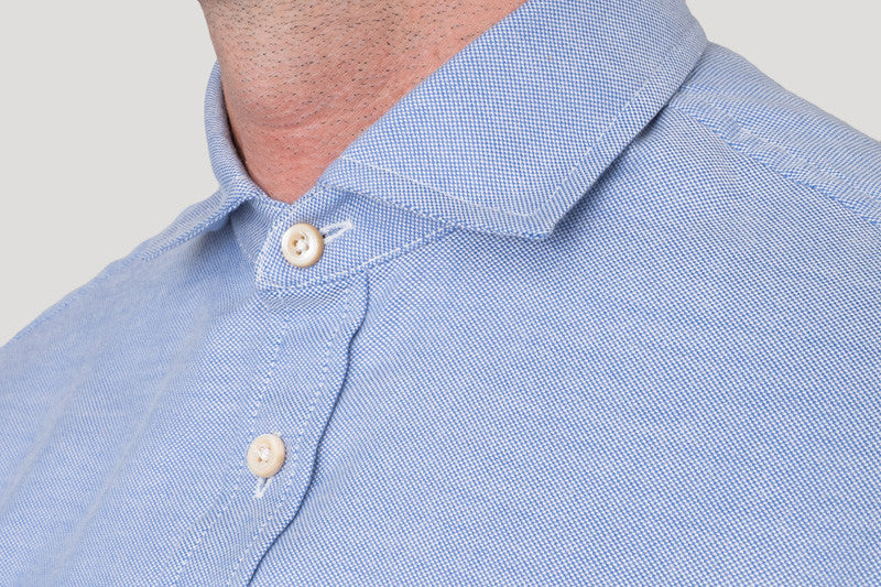 Cashmere Spread Collar - Sky Blue