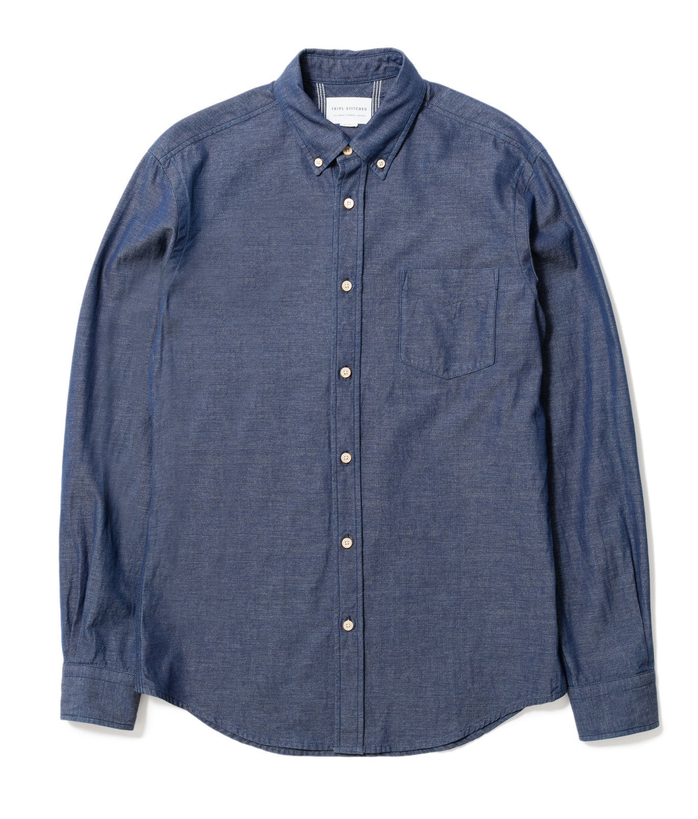 Indigo Oxford Weave Shirt