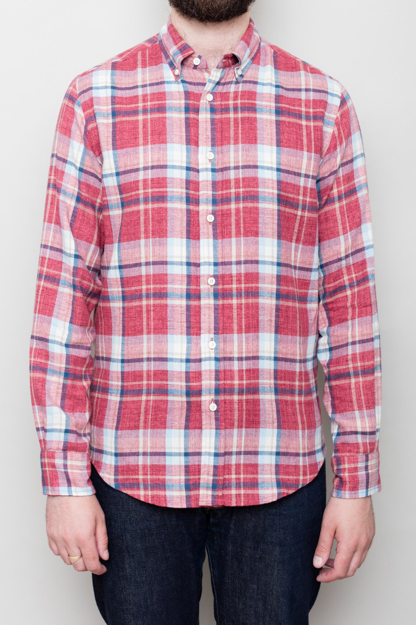 Japanese Red Check Shirt