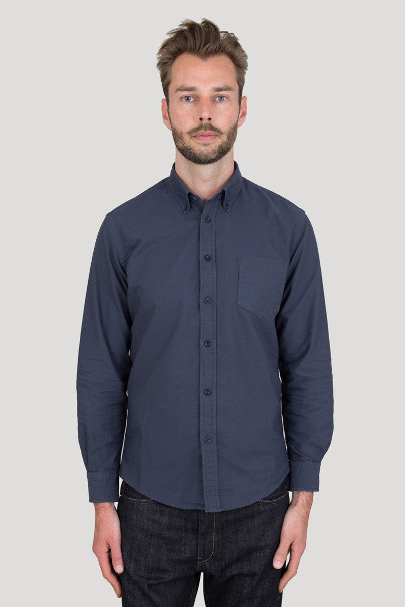 Classic Button Down - Navy Oxford