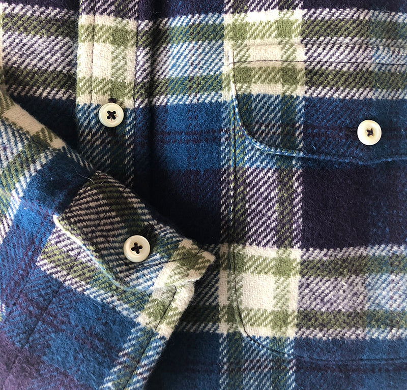 Overshirt - Blue Green Check