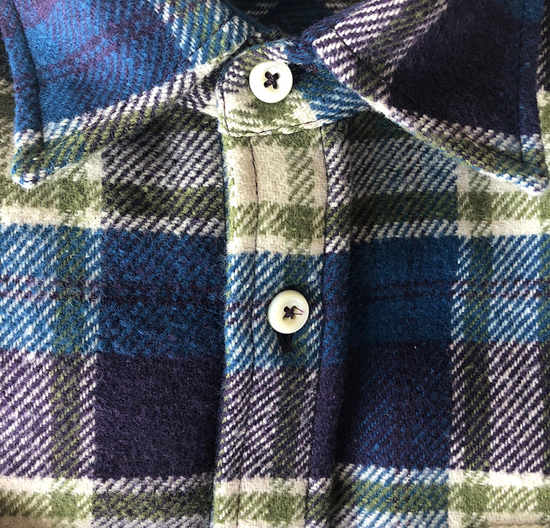 Overshirt - Blue Green Check