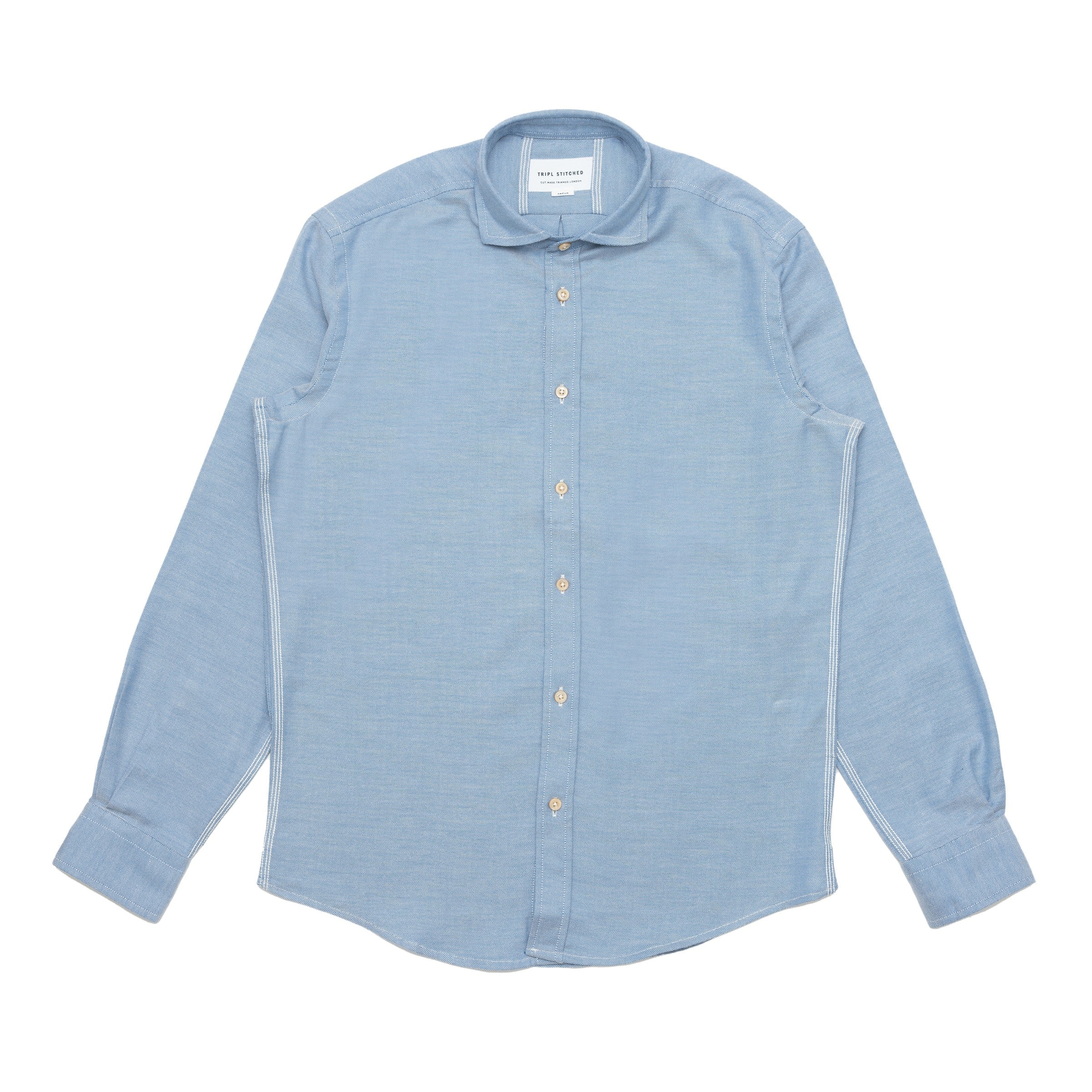 Cashmere Spread Collar - Sky Blue